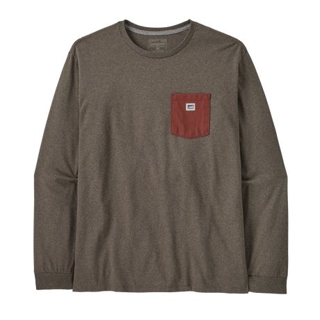 Patagonia - M's L/S Shop Sticker Pocket Responsibili-Tee