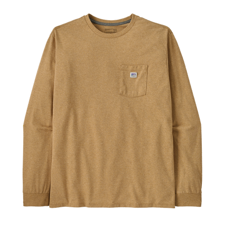 Patagonia - M's L/S Shop Sticker Pocket Responsibili-Tee