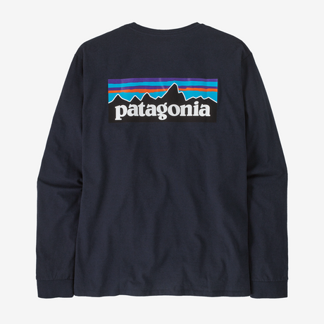 Patagonia Men's Long-Sleeved P-6 Logo Responsibili-Tee