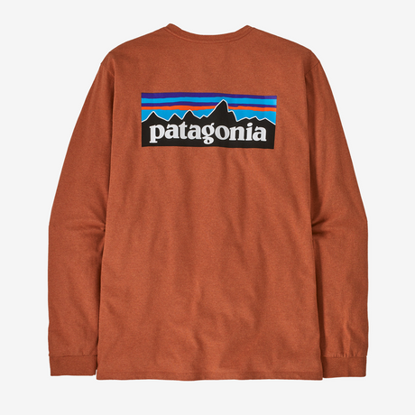 Patagonia Men's Long-Sleeved P-6 Logo Responsibili-Tee