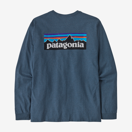 Patagonia Men's Long-Sleeved P-6 Logo Responsibili-Tee