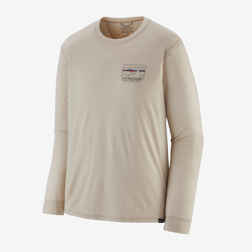 Patagonia - Men's L/S Cap Cool Merino Blend Graphic Shirt
