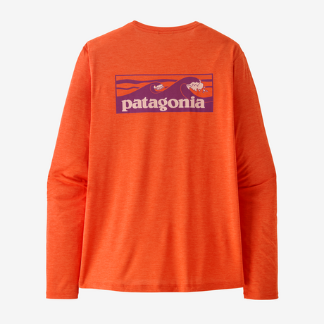 Patagonia - Men’s Long-Sleeved Capilene Cool Daily Shirt - Boardshort Logo