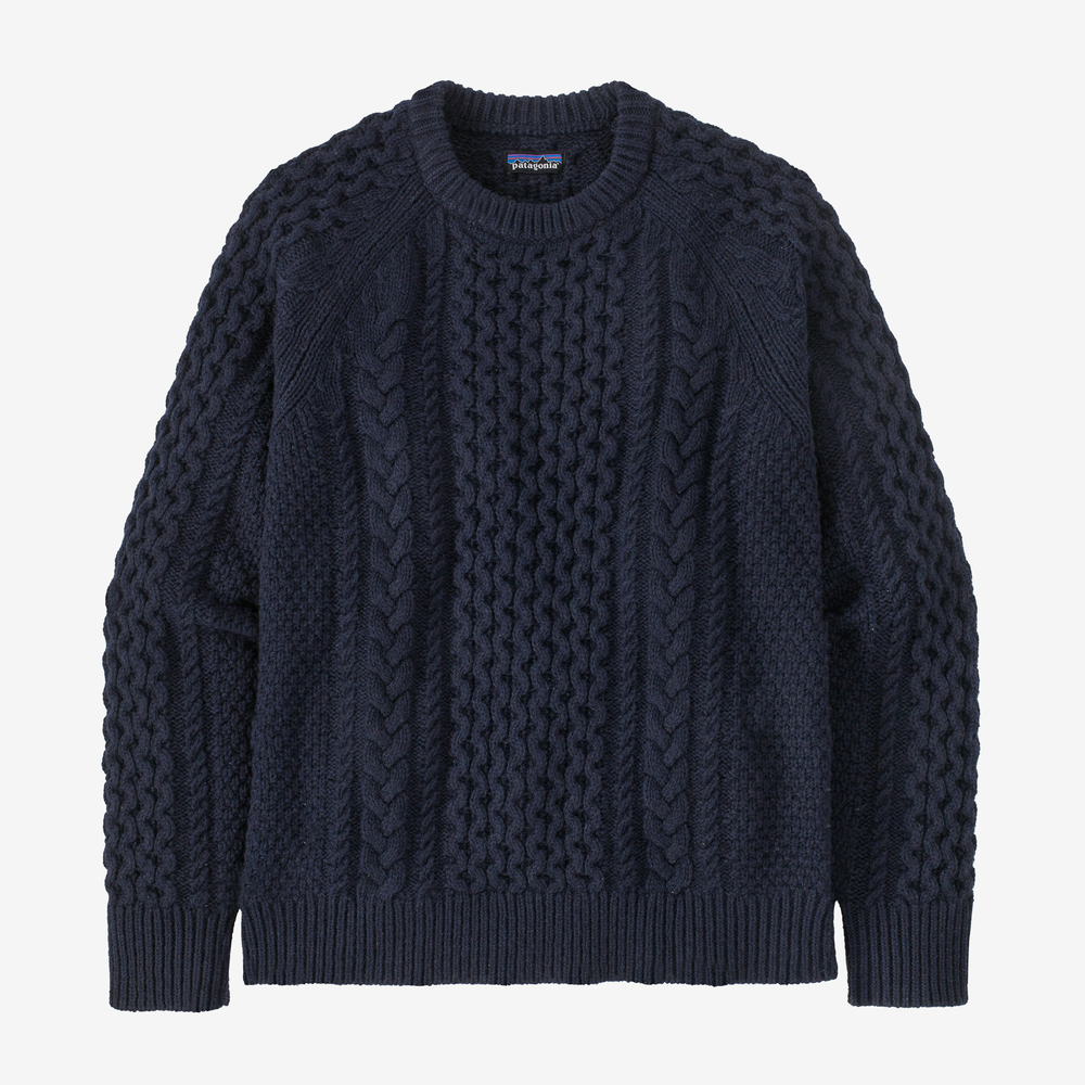 Patagonia - Recycled Wool-Blend Cable-Knit Crewneck Sweater