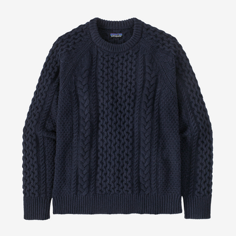 Patagonia - Recycled Wool-Blend Cable-Knit Crewneck Sweater