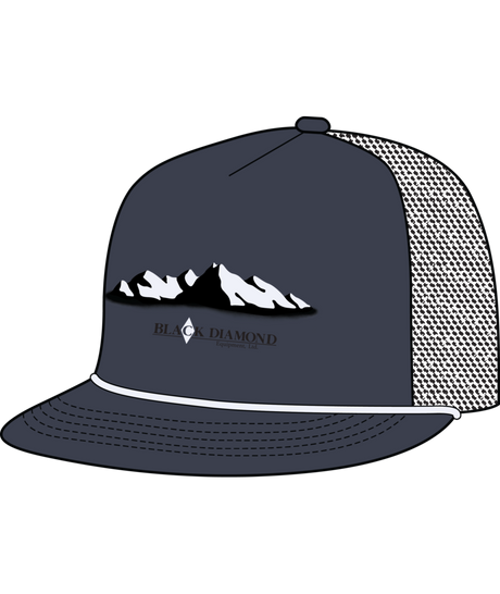 BLACK DIAMOND - FLAT BILL TRUCKER HAT
