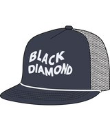 BLACK DIAMOND - FLAT BILL TRUCKER HAT