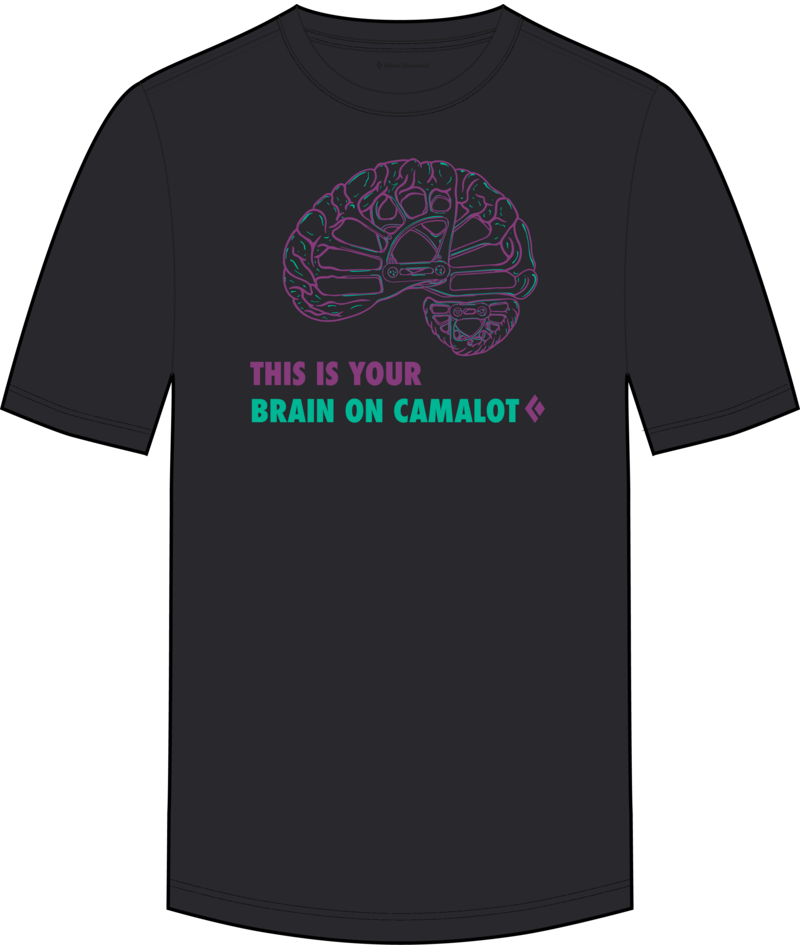 BLACK DIAMOND - M BRAIN ON CAMALOT SS TEE