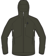 BLACK DIAMOND - M HIGHLINE STRETCH SHELL