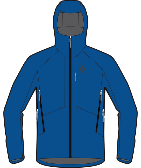 BLACK DIAMOND - M HIGHLINE STRETCH SHELL