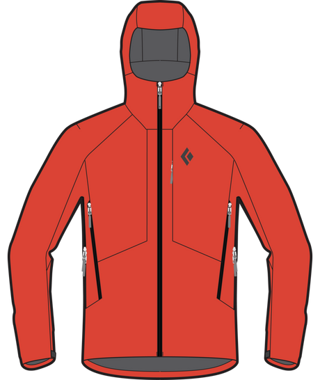 BLACK DIAMOND - M HIGHLINE STRETCH SHELL