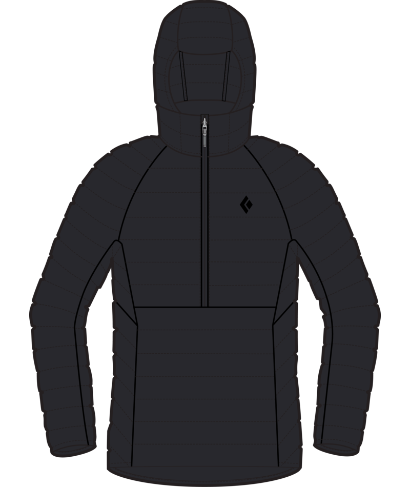 BLACK DIAMOND - W DEPLOY DOWN 0.5 PO HOODY