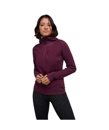 BLACK DIAMOND - W COEFFICIENT LT HYBRID HOODY