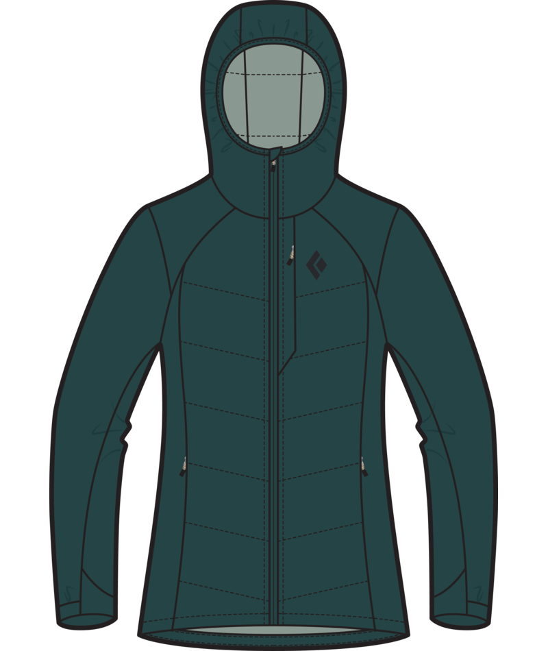 BLACK DIAMOND - W SOLUTION 2.0 HOODY