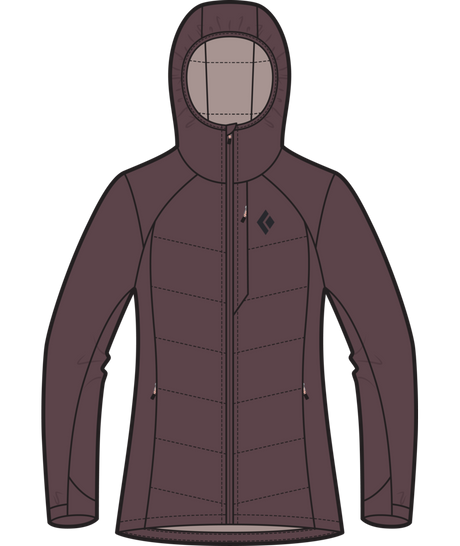 BLACK DIAMOND - W SOLUTION 2.0 HOODY