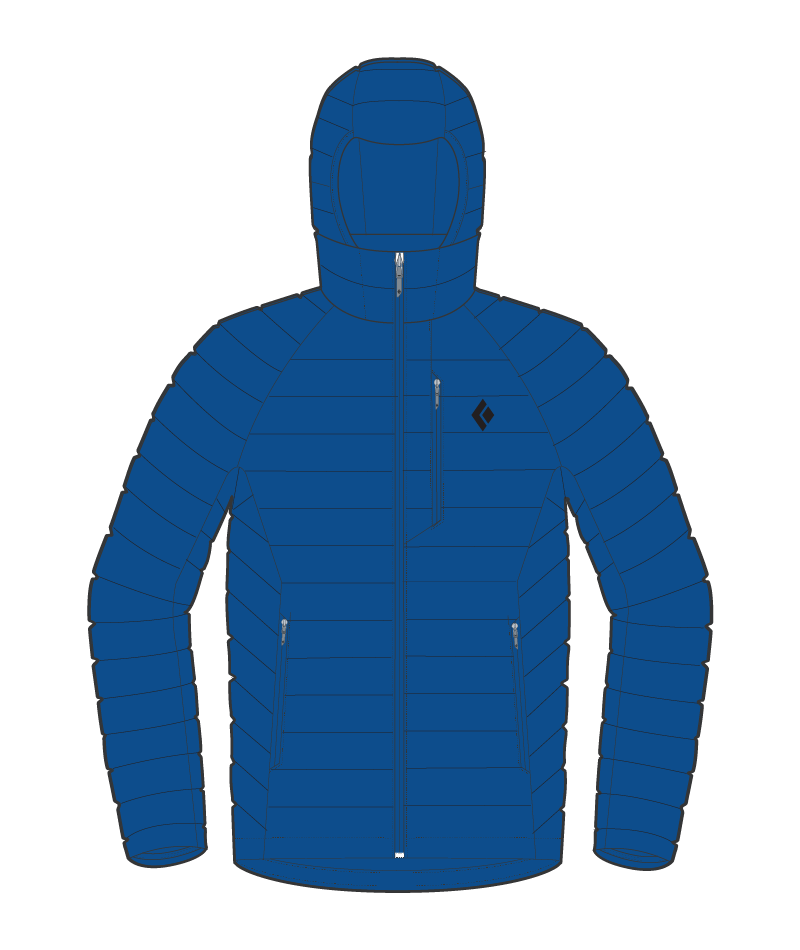 BLACK DIAMOND - M DEPLOY DOWN 1.0 HOODY