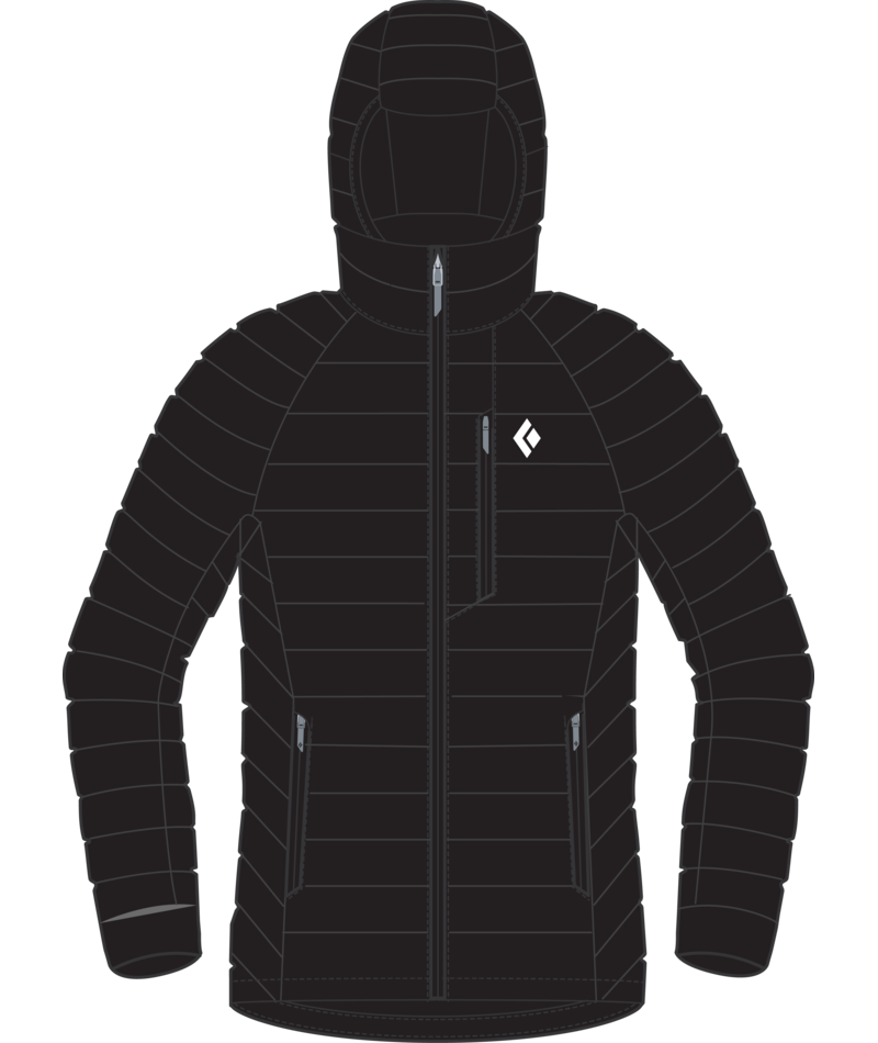 BLACK DIAMOND - W DEPLOY DOWN 1.0 HOODY