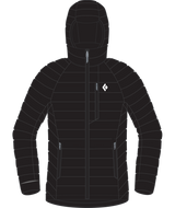 BLACK DIAMOND - W DEPLOY DOWN 1.0 HOODY