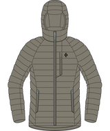 BLACK DIAMOND - W DEPLOY DOWN 1.0 HOODY