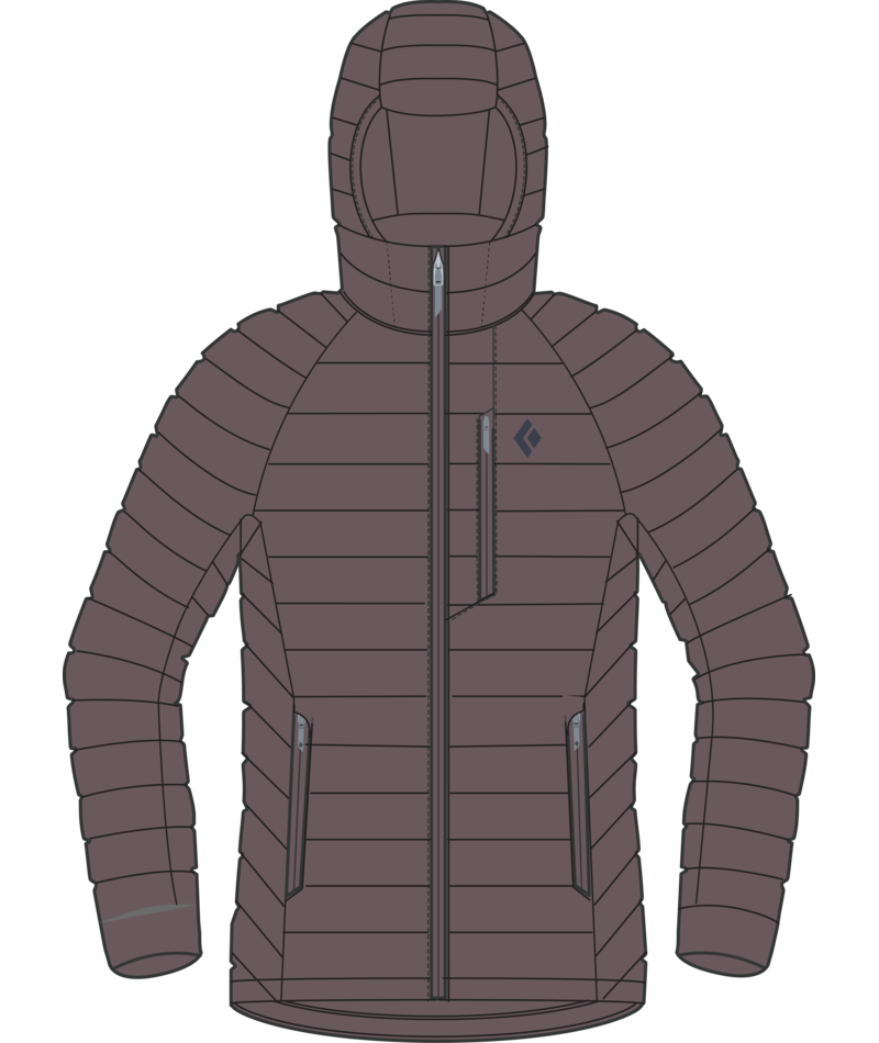BLACK DIAMOND - W DEPLOY DOWN 1.0 HOODY
