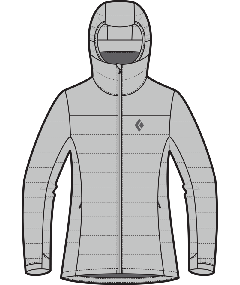 BLACK DIAMOND - W ACCESS DOWN 2.0 HOODY