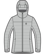 BLACK DIAMOND - W ACCESS DOWN 2.0 HOODY