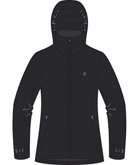 BLACK DIAMOND - W ACCESS DOWN 1.0 HOODY