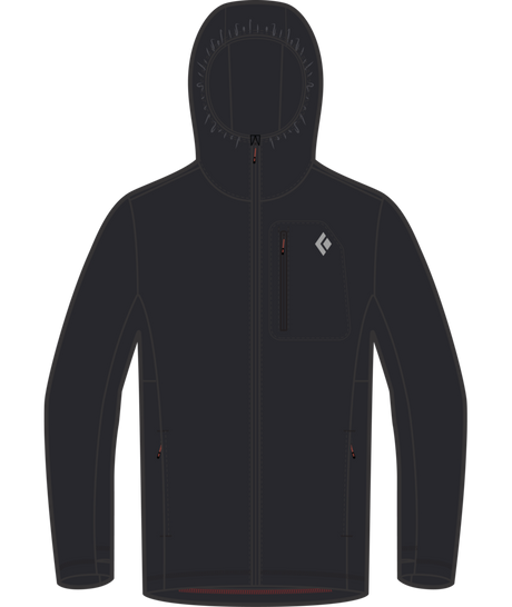 BLACK DIAMOND - M DIVERGE FZ HOODY