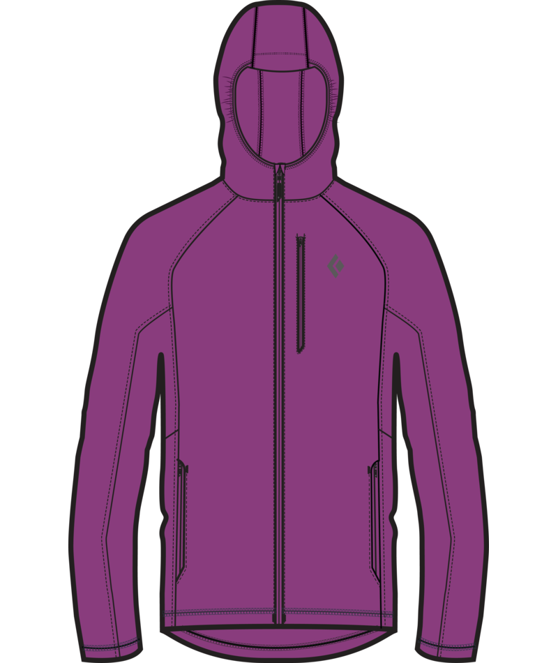BLACK DIAMOND - M COEFFICIENT STORM FZ HOODY