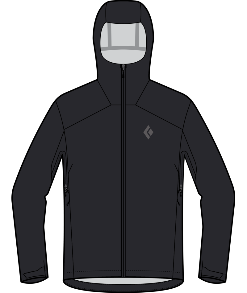 BLACK DIAMOND - W FINELINE STRETCH SHELL