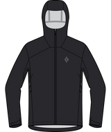 BLACK DIAMOND - W FINELINE STRETCH SHELL