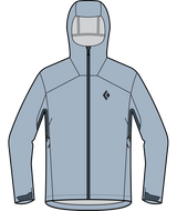 BLACK DIAMOND - W FINELINE STRETCH SHELL