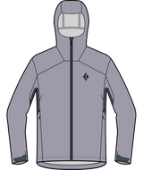 BLACK DIAMOND - W FINELINE STRETCH SHELL