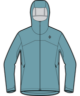 BLACK DIAMOND - W STRATALINE STRETCH SHELL