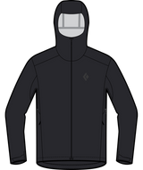 BLACK DIAMOND - M STRATALINE STRETCH SHELL