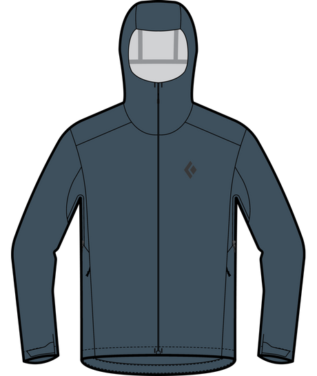 BLACK DIAMOND - M STRATALINE STRETCH SHELL