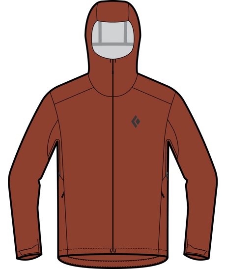BLACK DIAMOND - M STRATALINE STRETCH SHELL