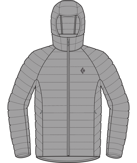 BLACK DIAMOND - M DEPLOY DOWN 0.5 FZ HOODY