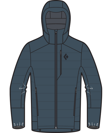 BLACK DIAMOND - M MISSION DOWN 3000 M HOODY