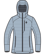 BLACK DIAMOND - W MISSION DOWN 3000 M HOODY