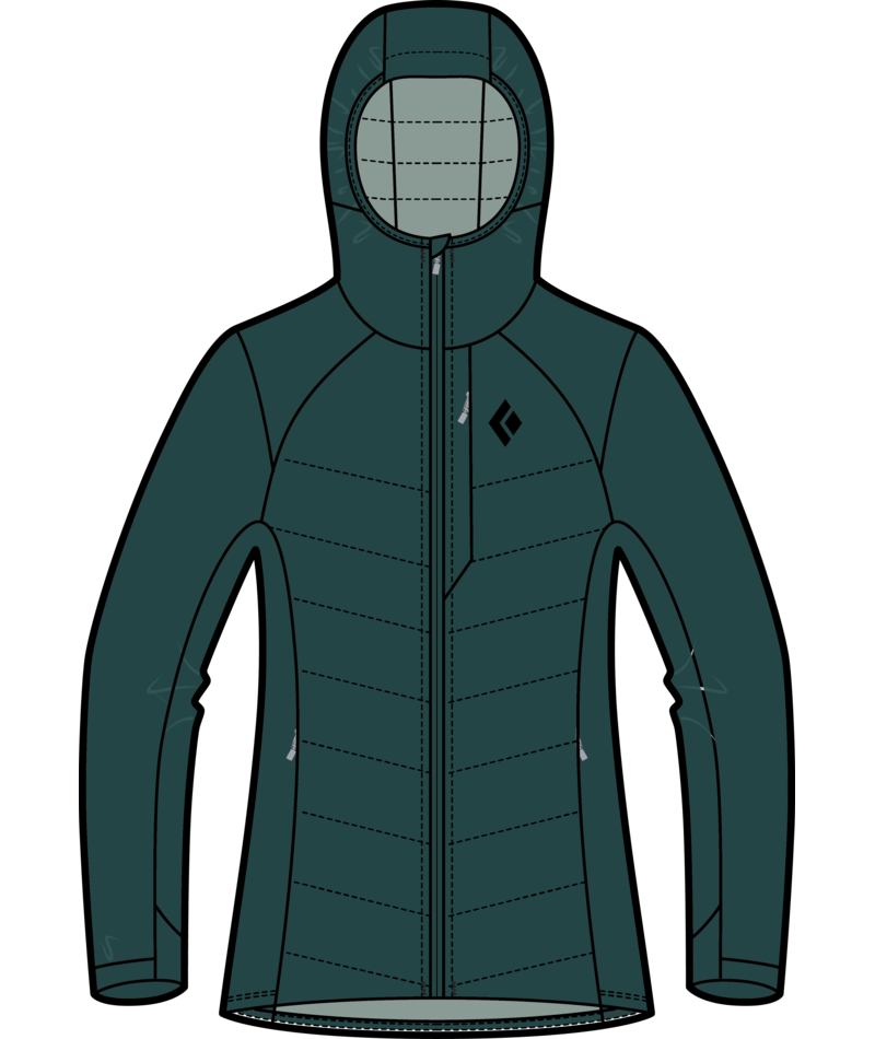 BLACK DIAMOND - W SOLUTION 2.0 HOODY