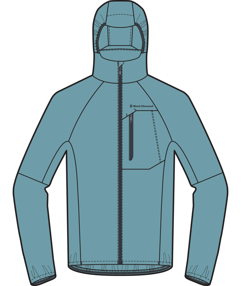 BLACK DIAMOND - M DISTANCE WIND SHELL
