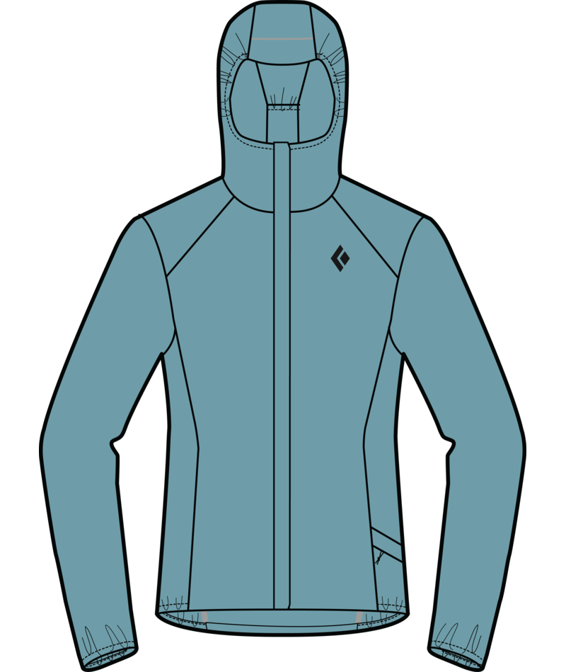 BLACK DIAMOND - W DISTANCE WIND SHELL