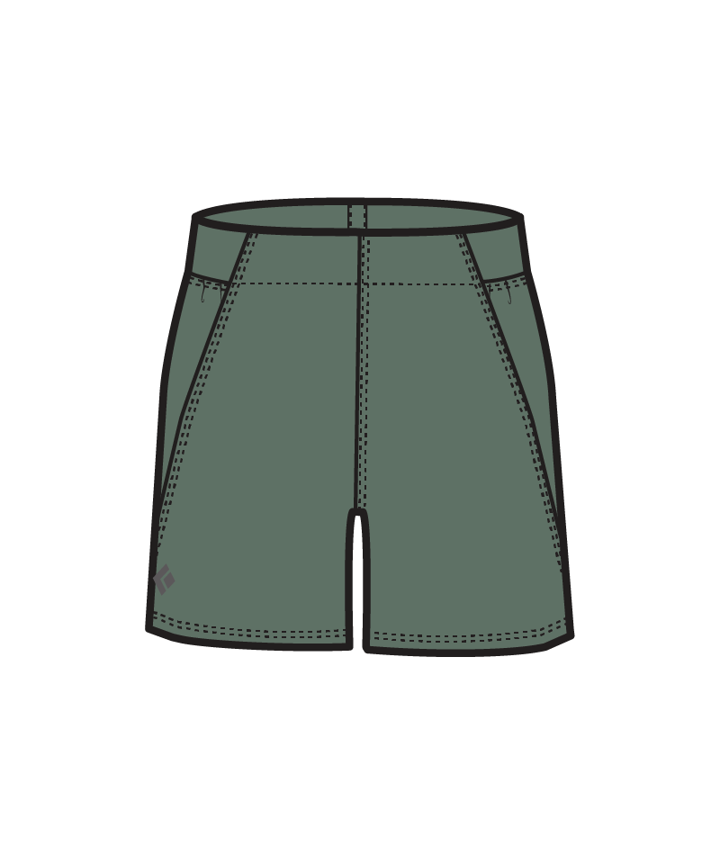 BLACK DIAMOND - W SIERRA SHORTS
