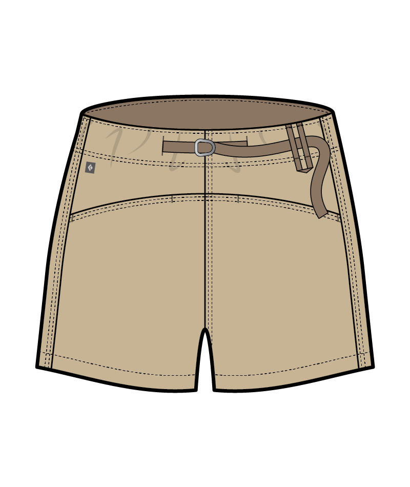 BLACK DIAMOND - W ETHOS SHORTS
