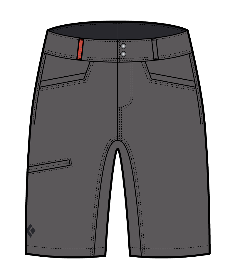 BLACK DIAMOND - W VALLEY SHORTS