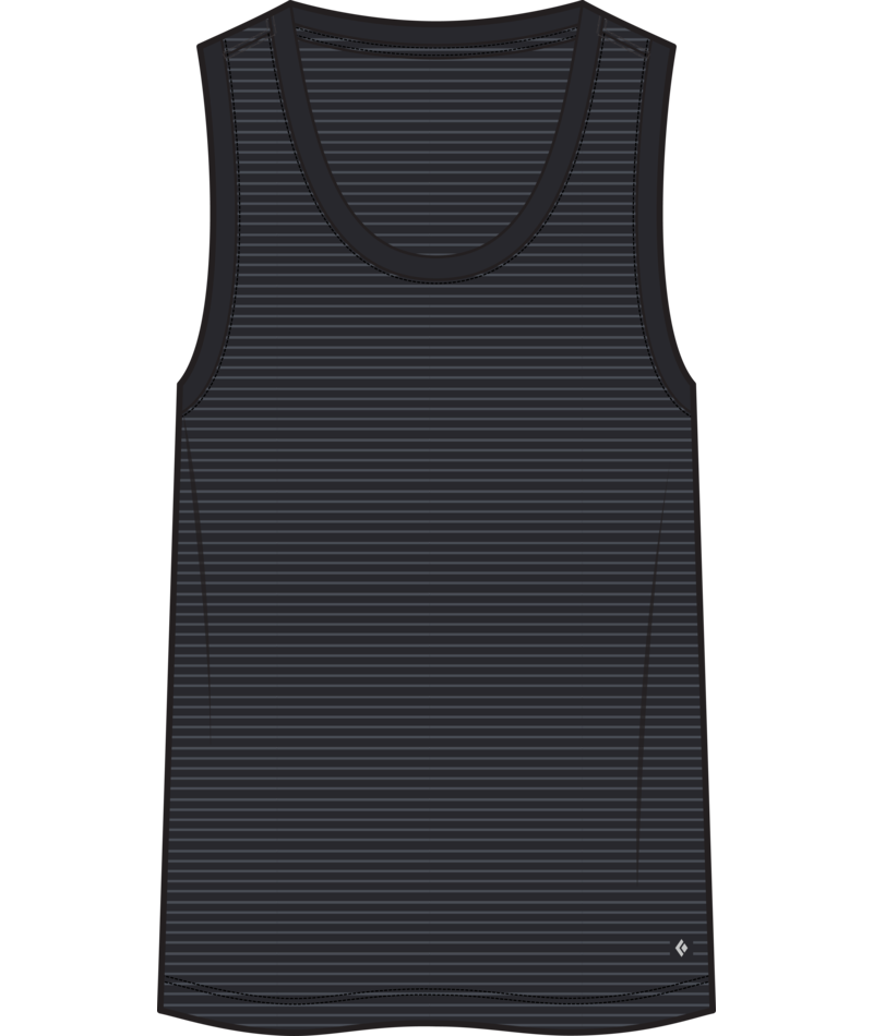 BLACK DIAMOND - W BD STRIPE TANK LONG