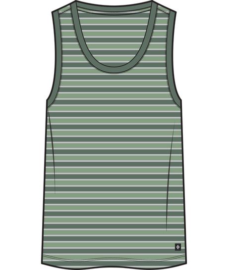 BLACK DIAMOND - W BD STRIPE TANK LONG