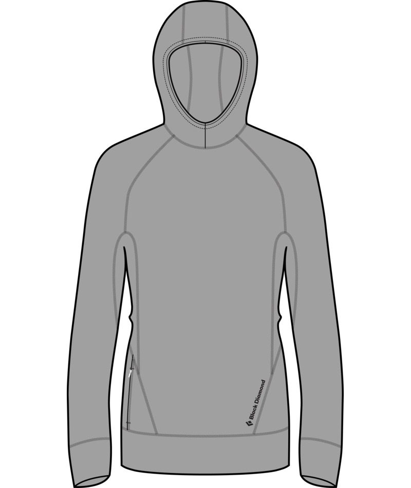 BLACK DIAMOND - W ALPENGLOW HOODY