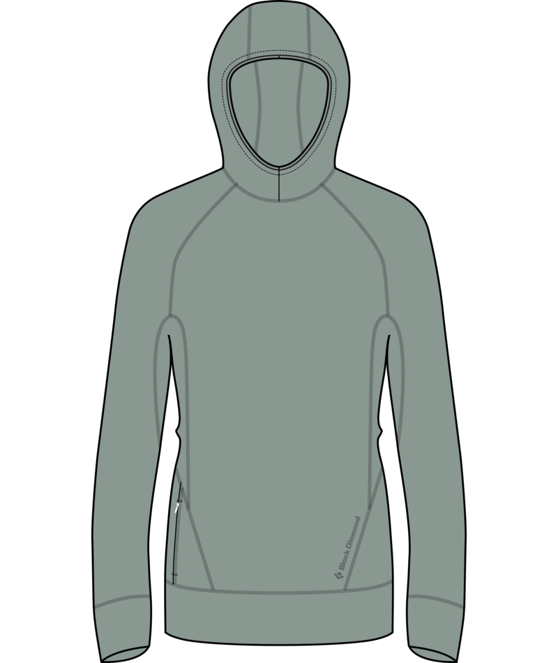 BLACK DIAMOND - W ALPENGLOW HOODY